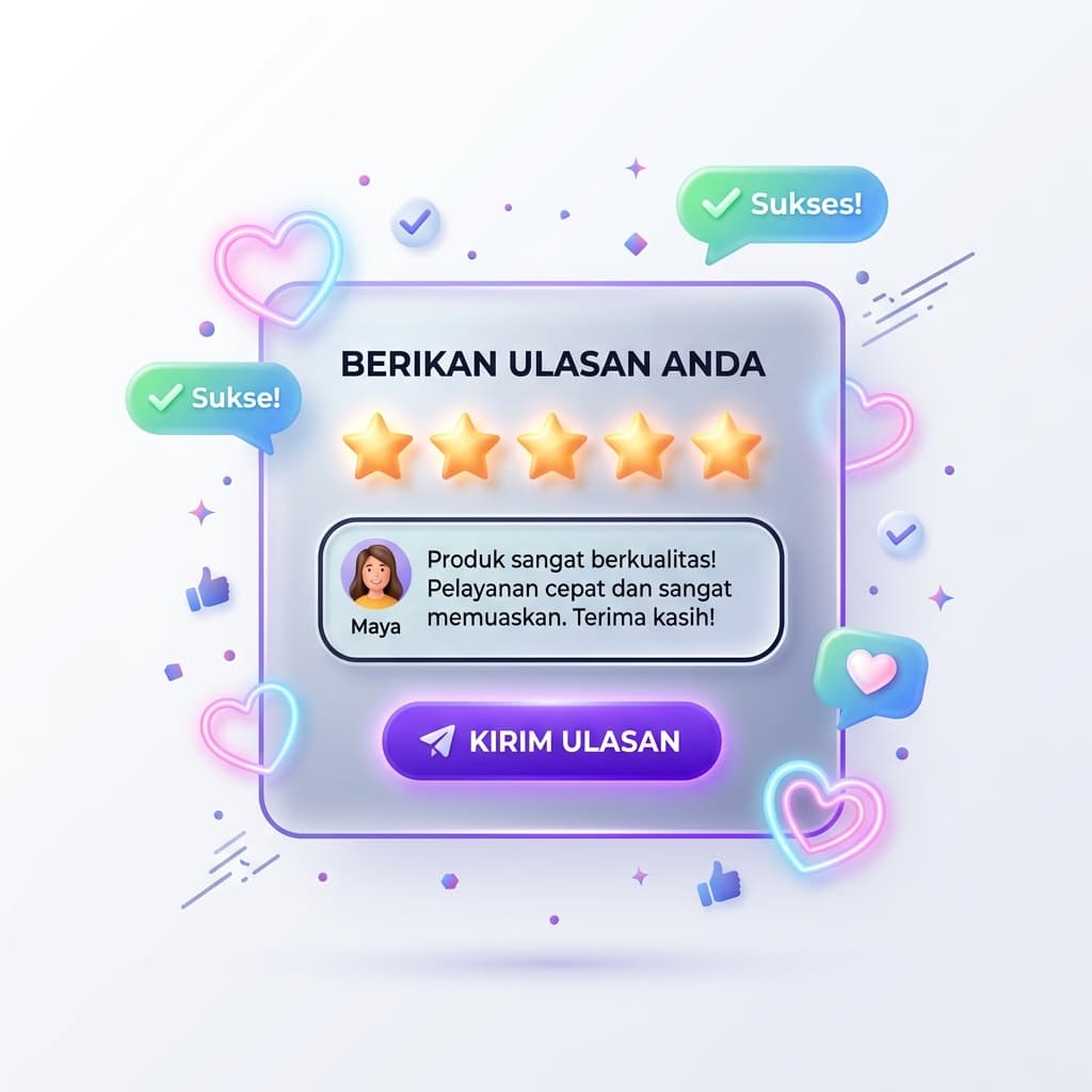 Simulasi Input Ulasan Baru